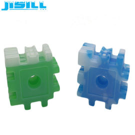 buy یخ کولر قابل استفاده مجدد آجری مواد HDPE درجه مواد غذایی با PCM قابل تنظیم در داخل ایده آل برای نوشیدنی های غذای منجمد و در فضای باز online manufacture