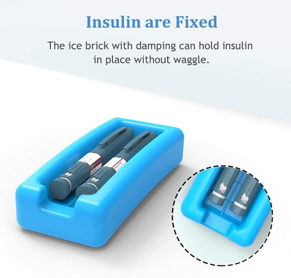 محافظ کیس کولر مسافرتی کیسه خنک کننده PCM یخ بسته نگه داشتن انسولین فعال