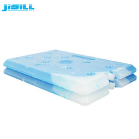 آبی PCM خنک کننده تخت HDPE یخ بسته های بزرگ خنک کننده غیر سمی - 25 درجه برای مواد غذایی منجمد