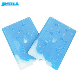 آبی PCM خنک کننده تخت HDPE یخ بسته های بزرگ خنک کننده غیر سمی - 25 درجه برای مواد غذایی منجمد