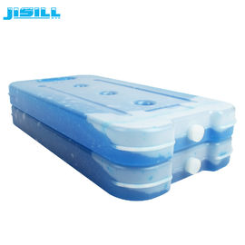 بسته های یخ خنک کننده PCM بزرگ پلاستیکی سخت قابل استفاده مجدد رایگان BPA 40x20x4.1CM