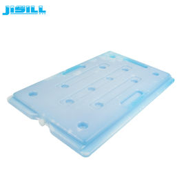 بلوک های یخ قابل استفاده مجدد آبی HDPE پلاستیکی با وزن 3500 گرم برای مواد غذایی منجمد
