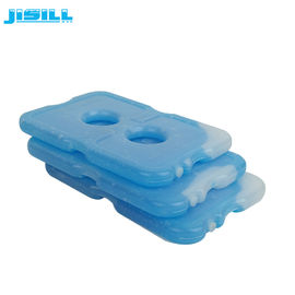 بسته های خنک کننده فریزر OEM / ODM سفید شفاف با کیسه های یخ مایع آبی