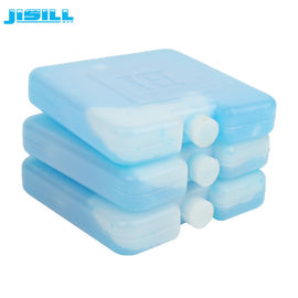 مواد غذایی درجه HDPE + SAP بسته های یخ کوچک یخ بلوک / یخ ژل داخل Liquidd 10 * 10 * 2cm