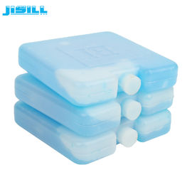 مواد غذایی درجه HDPE + SAP بسته های یخ کوچک بلوک یخ / ژل یخ در داخل مایع 10 * 10 * 2 سانتی متر برای مواد غذایی منجمد