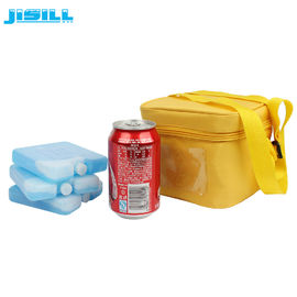 مواد غذایی درجه HDPE + SAP بسته های یخ کوچک بلوک یخ / ژل یخ در داخل مایع 10 * 10 * 2 سانتی متر برای مواد غذایی منجمد