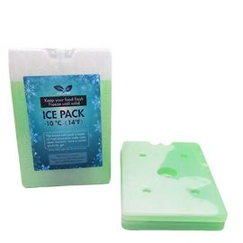 بسته های یخ قابل استفاده مجدد مواد غذایی / پلی اتیلن 1000 میلی لیتری رنگ های آبی با ظرفیت بزرگ